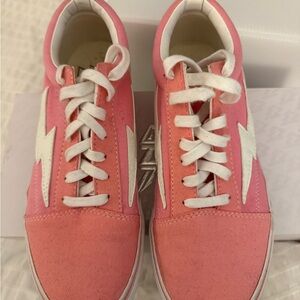 Pink and White Women's/Men Sneakers